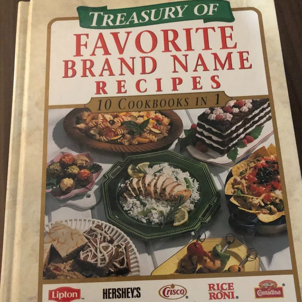 Vintage Treasury of Favorite Brand Name Recipes Cookbook